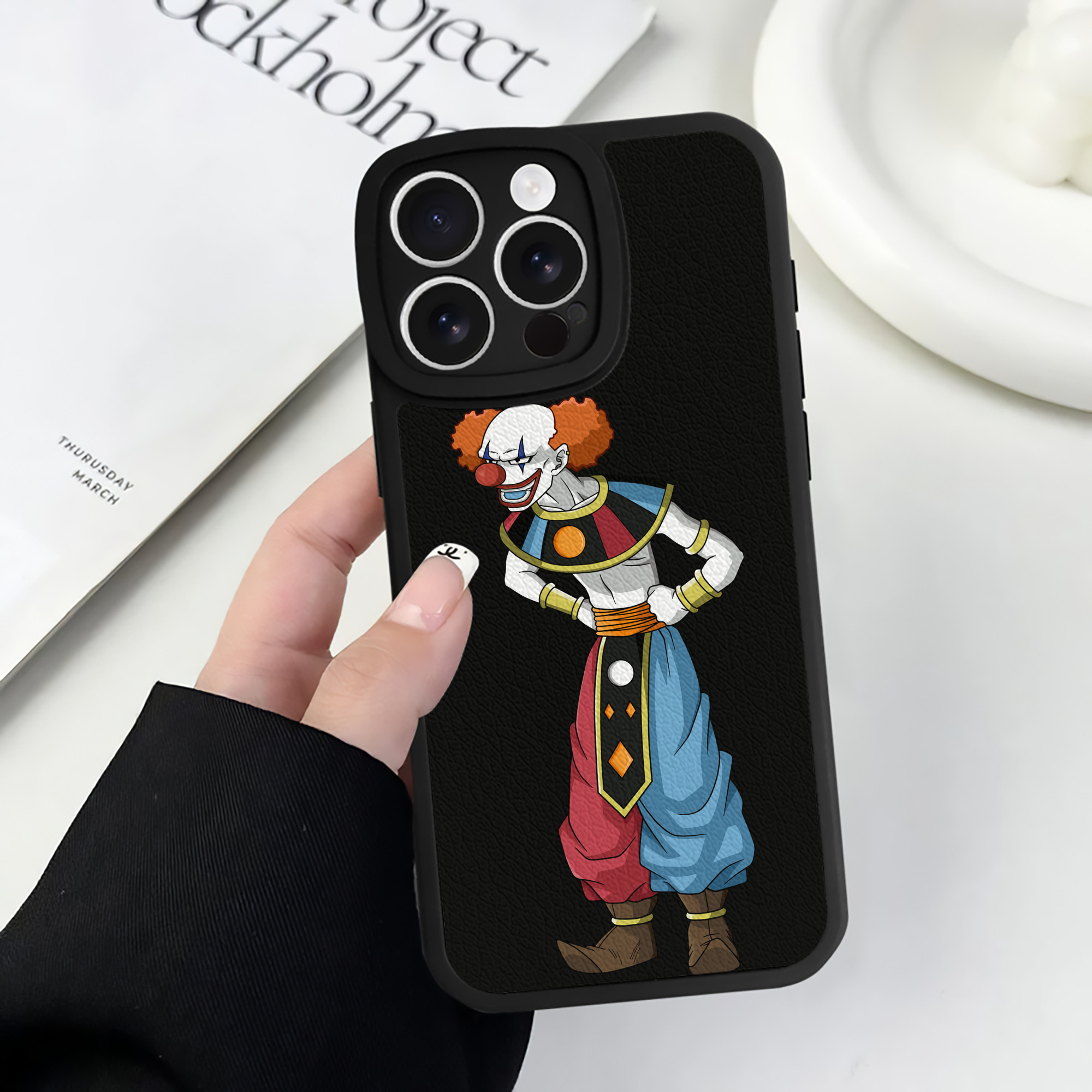 （画像用） ドラゴンボール DRAGON BALL 【iPhone 16シリーズ対応】シリコンスマホケース（レザー調） 材質：シリコン